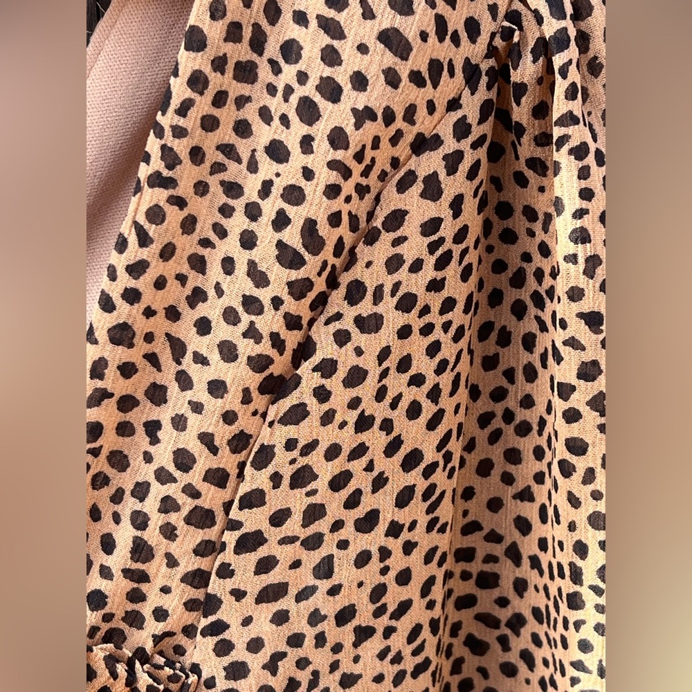 Altar’d State animal print tiered women’s dress - Picture 7 of 9